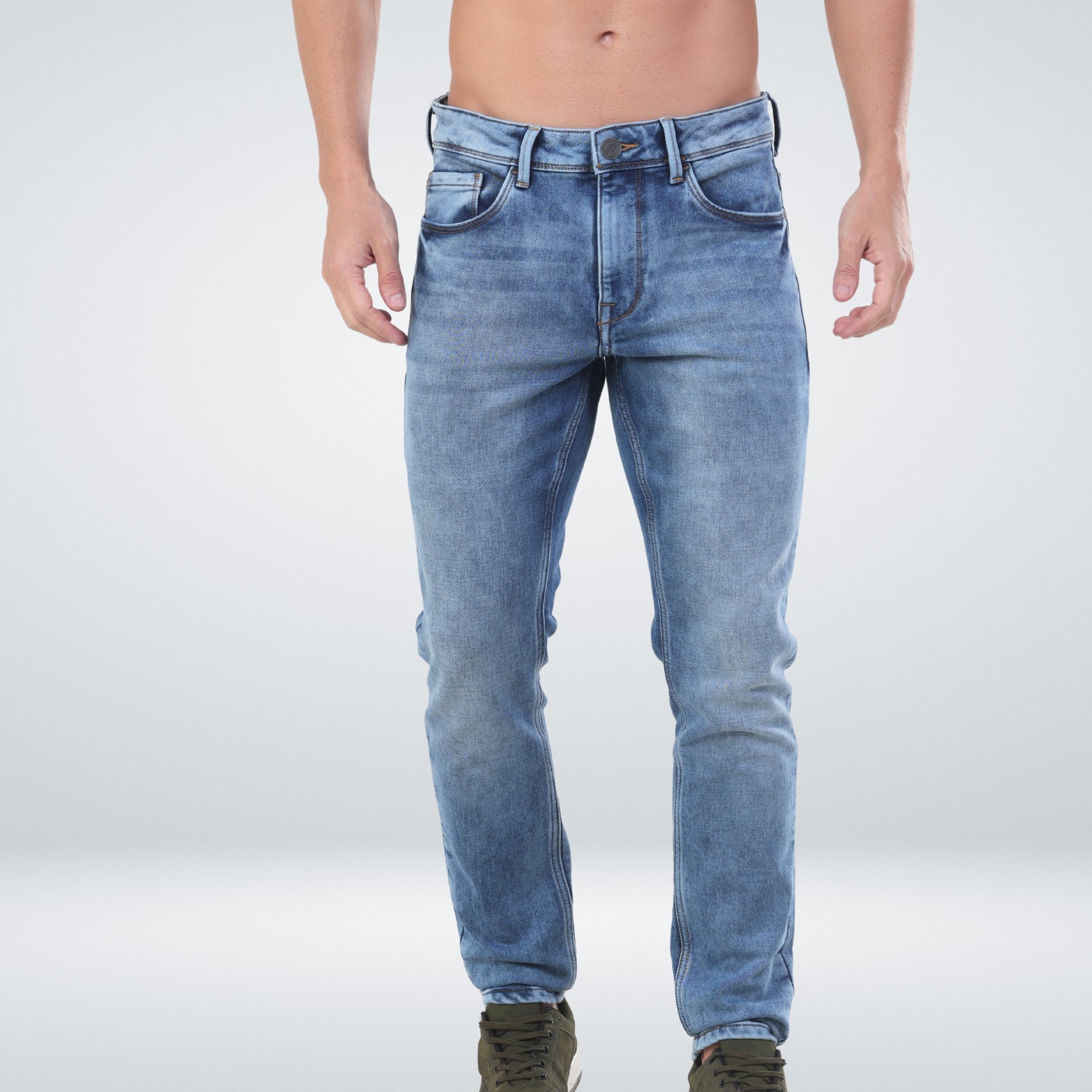 Blue Shaded Jeans