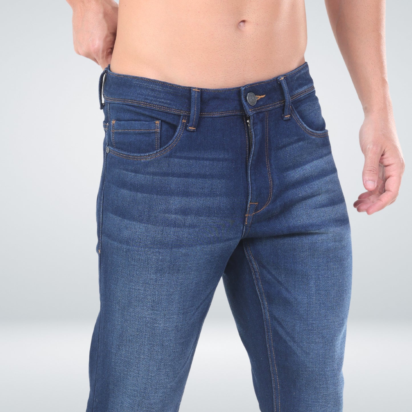 Sharp Navy Jeans